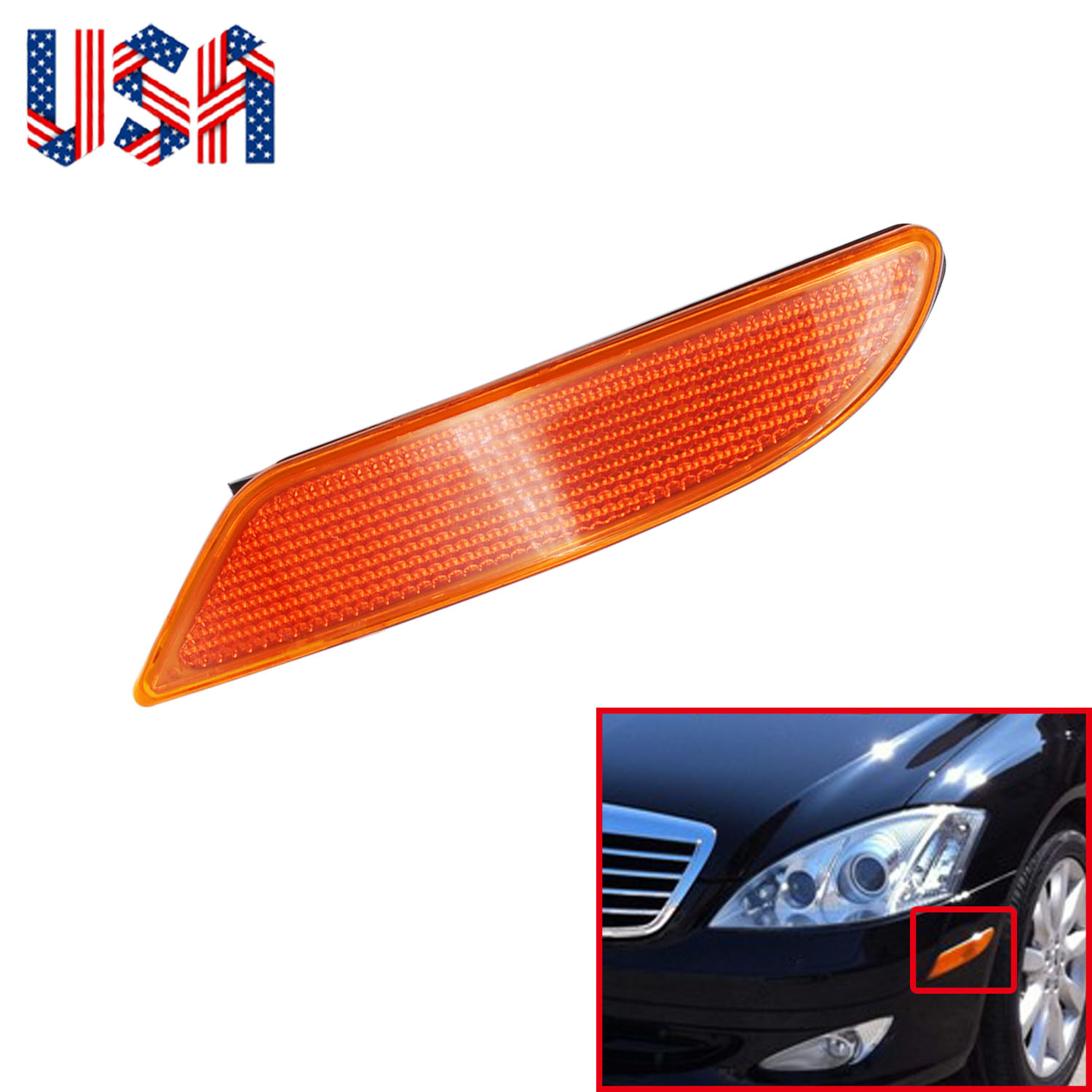 Left Side Marker Light Turn Signal Lamp Fits for MercedesBenz W221