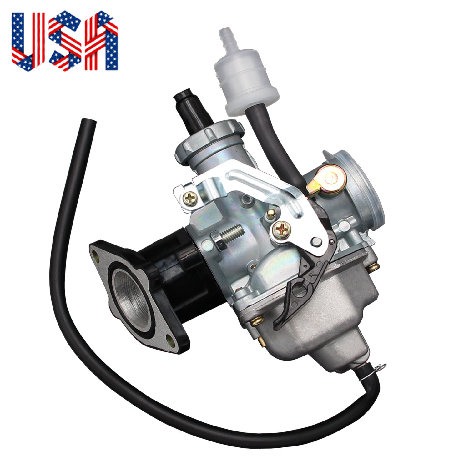 Carburetor /& Intake Manifold Boot For Honda ATC185S ATC200 TRX200 SX E ES D